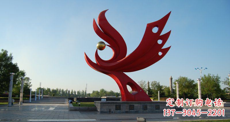 鹤壁凤凰雕塑——浓缩的美丽传统