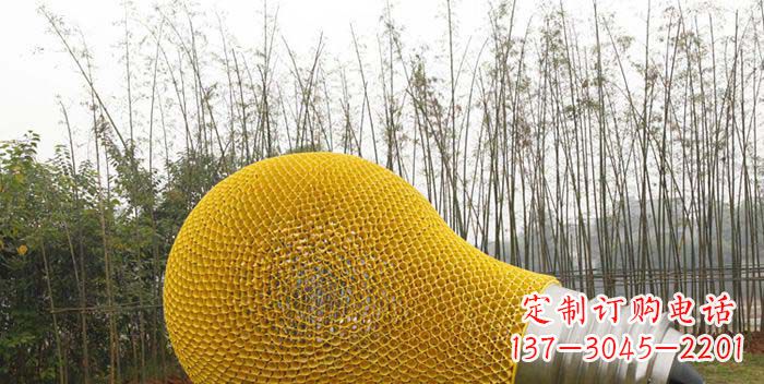 鹤壁大型不锈钢灯泡雕塑