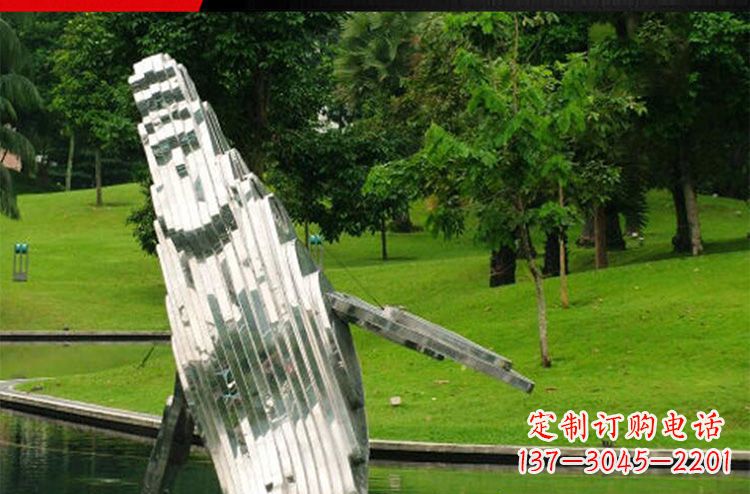 鹤壁温馨活泼的不锈钢动物企鹅雕塑