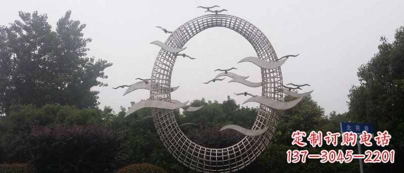 鹤壁抒情海鸥雕塑