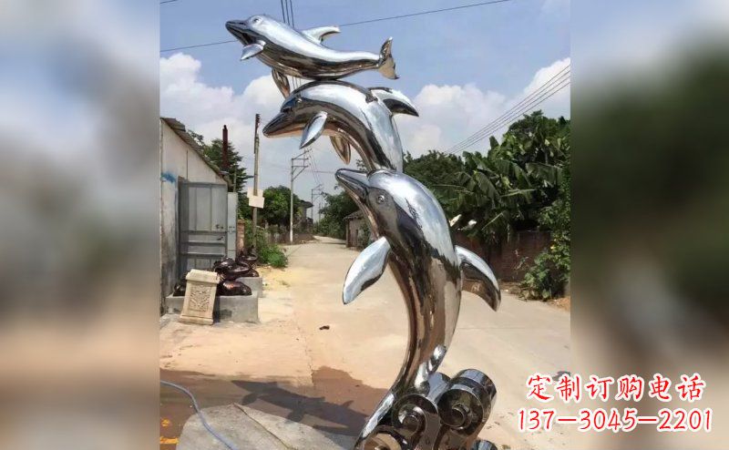 鹤壁产品名称优雅海豚雕塑