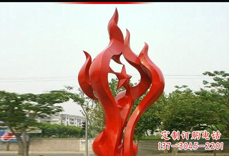鹤壁 不锈钢火炬雕塑-美轮美奂