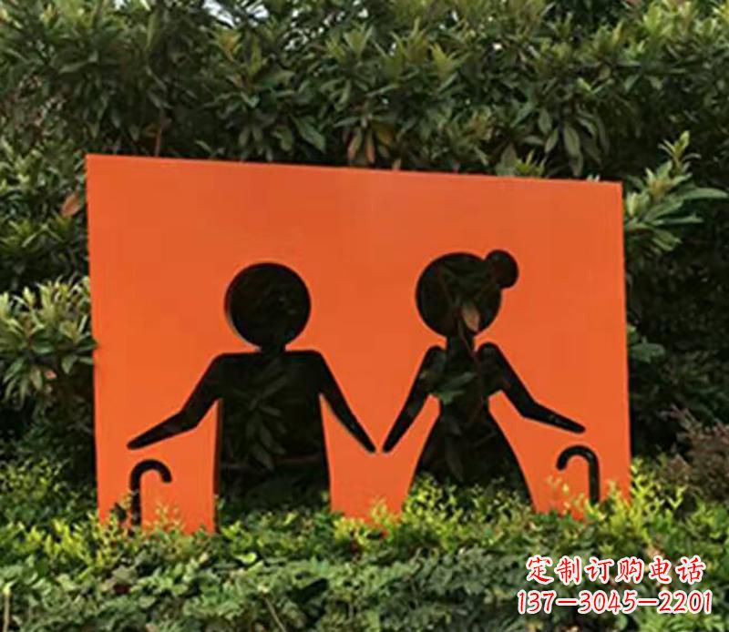 鹤壁儿童剪纸不锈钢雕塑