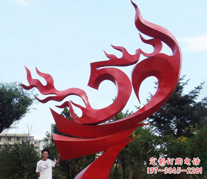 鹤壁梦幻飘带景观雕塑