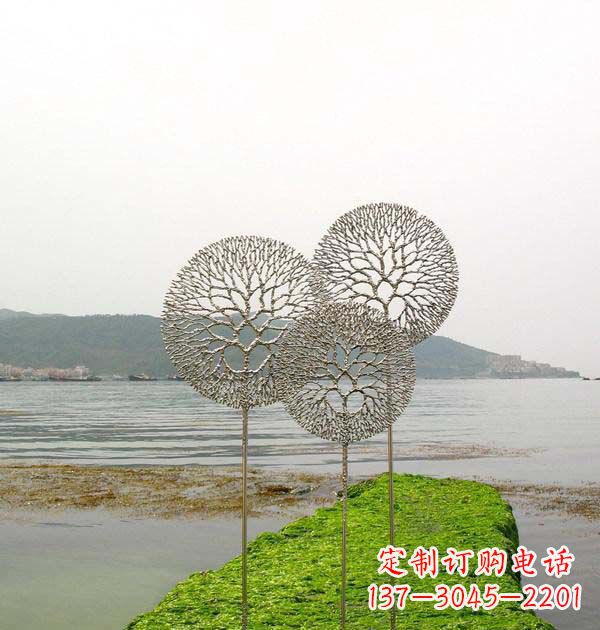 鹤壁 迷人的不锈钢蒲公英雕塑