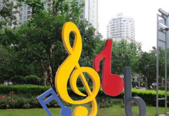鹤壁不锈钢音符雕塑-引领您的心情旋律