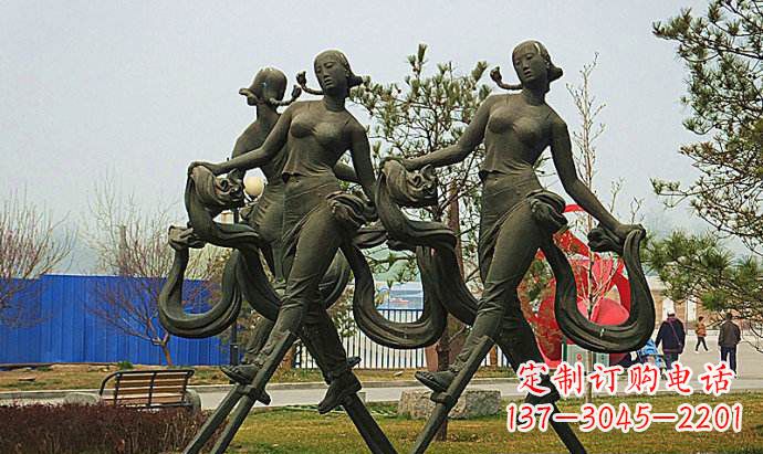鹤壁中领雕塑精美女孩雕塑