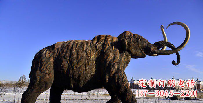 鹤壁优雅高贵的静谧大象铜雕
