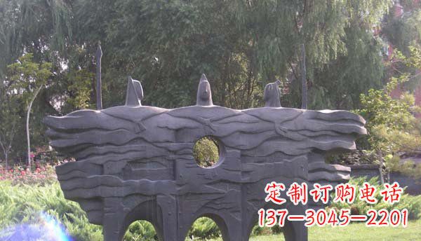 鹤壁精美绝伦的战士铜雕