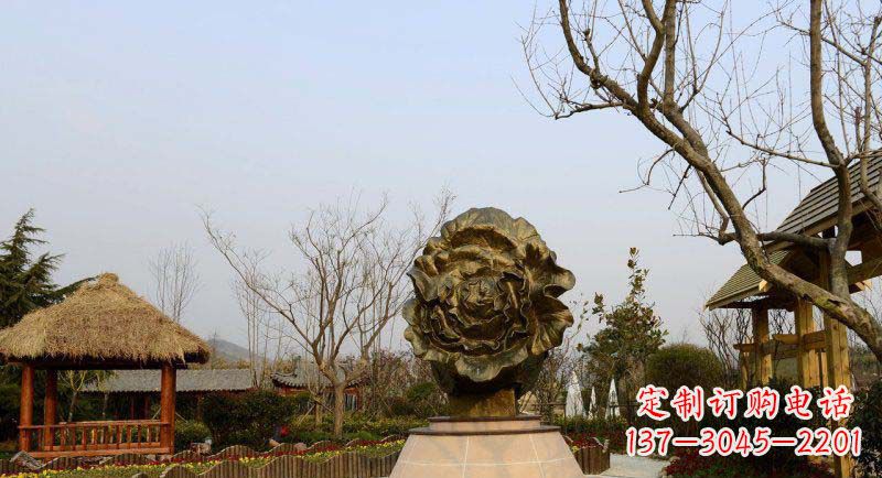 鹤壁公园大白菜景观铜雕