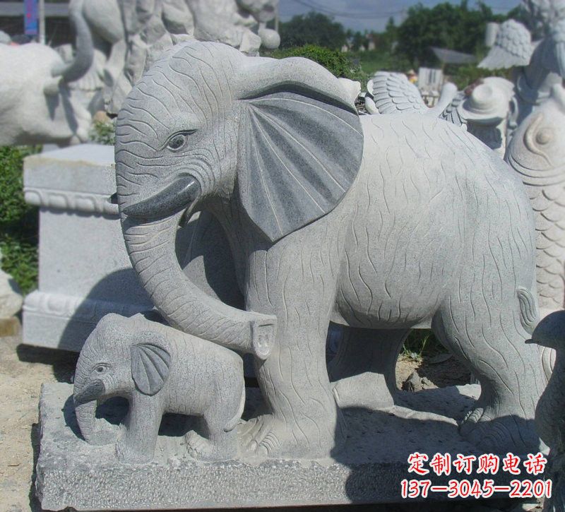 鹤壁雕塑艺术大象雕塑