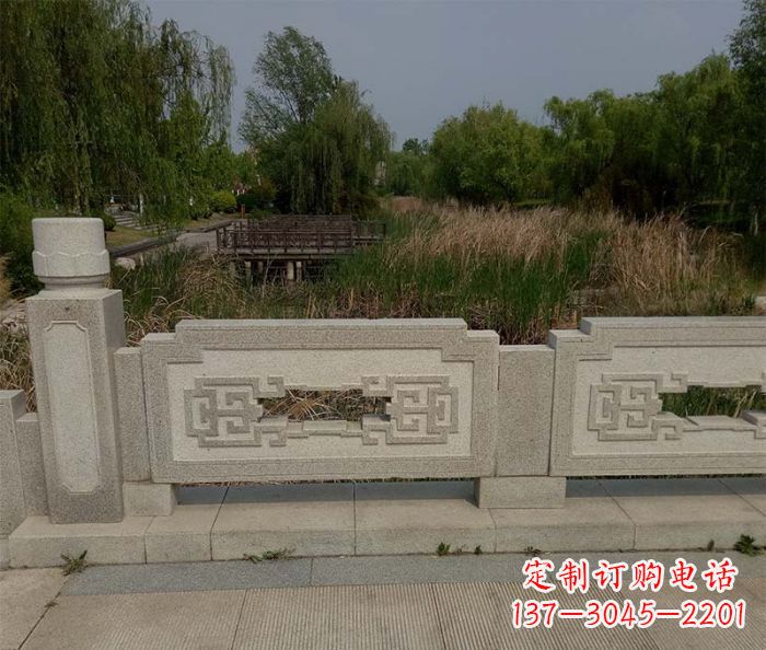 鹤壁优雅大气的公园栏板雕塑