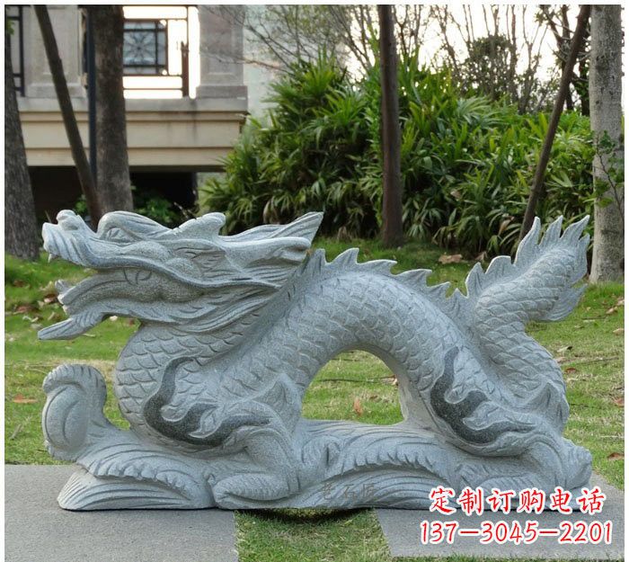 鹤壁精美雕刻的大理石龙雕塑