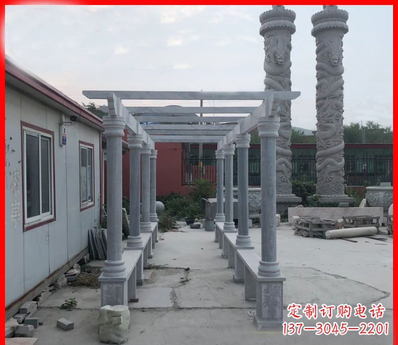 鹤壁艺术之大理石石雕长廊