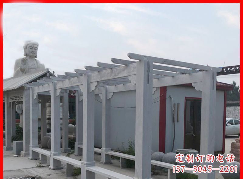 鹤壁 专业定制公园大理石石雕长廊