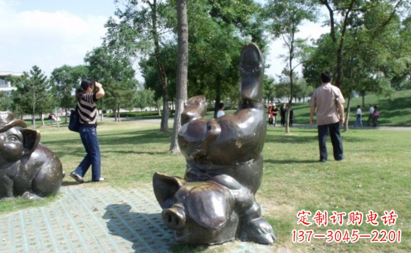 鹤壁产品名称中领雕塑铜质动物雕塑