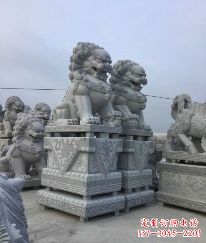 鹤壁大理石狮子石雕