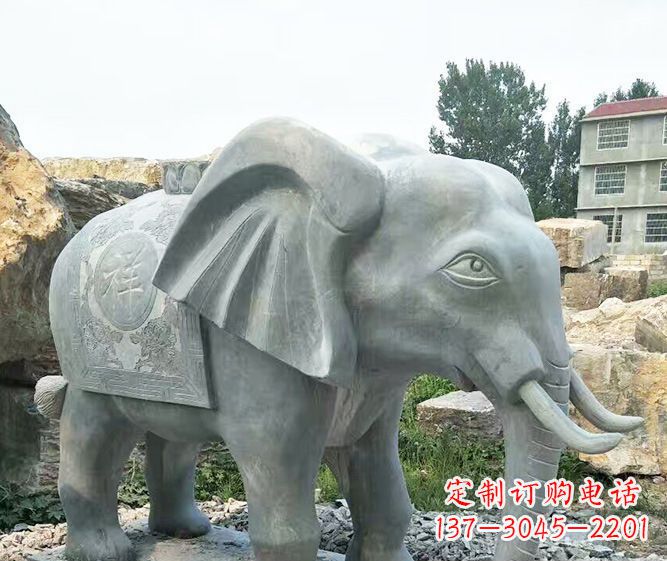 鹤壁精美大象雕塑,装点你的公园