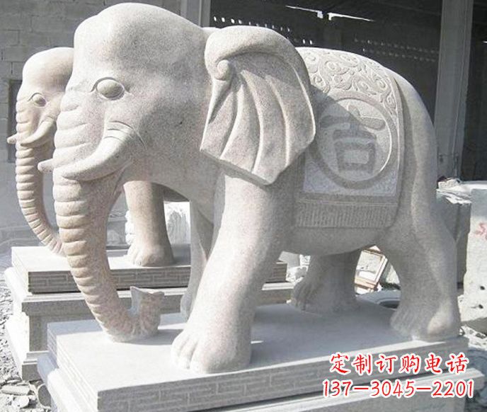 鹤壁公园环境装饰——经典吉祥大象雕塑
