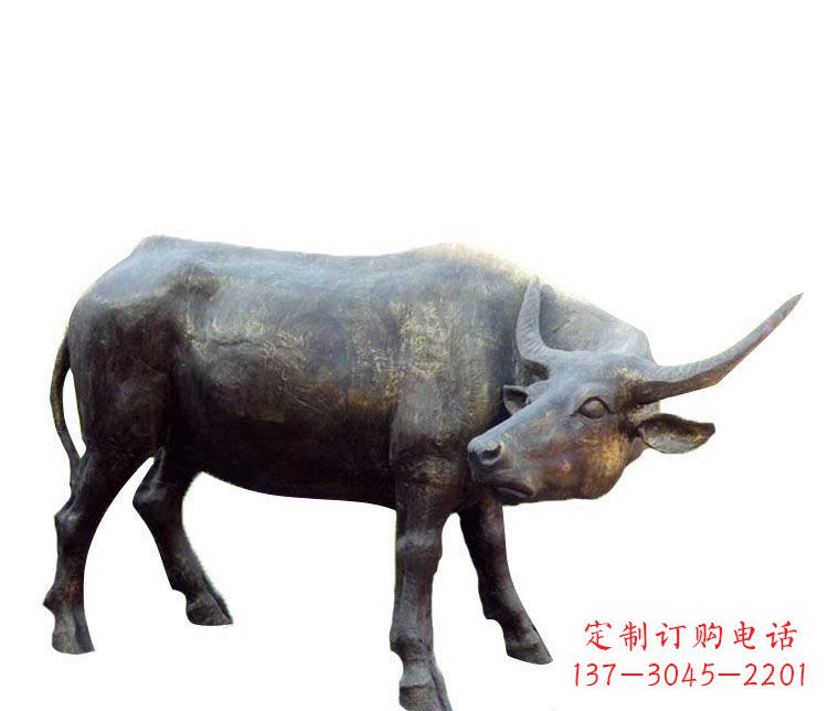 鹤壁优质静谧水牛铜雕