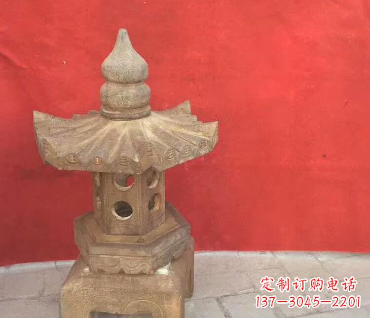鹤壁景观仿古石灯雕塑