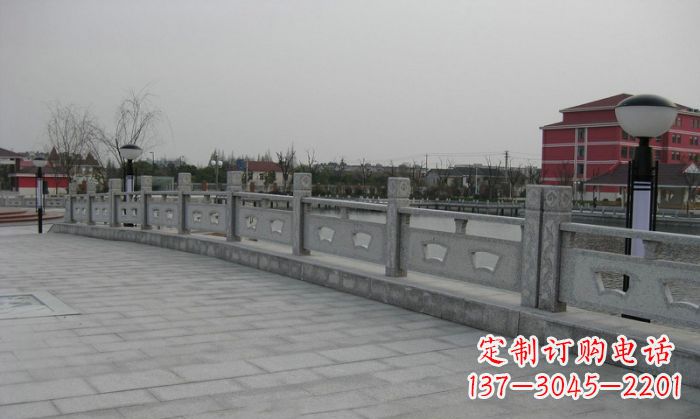 鹤壁公园仿古石栏板 (2)