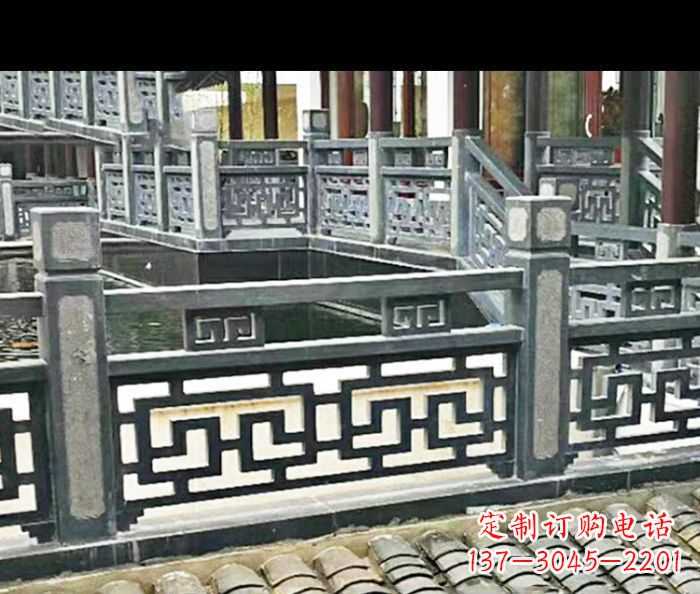 鹤壁中领雕塑精致仿古石栏板