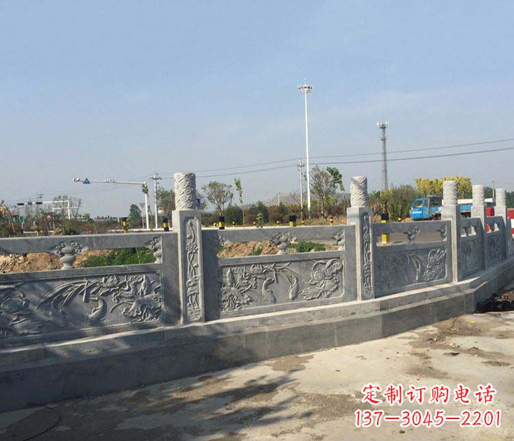鹤壁公园仿古石栏板景观石雕 (4)