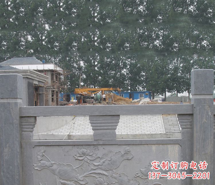 鹤壁公园仿古石栏板景观石雕 (9)