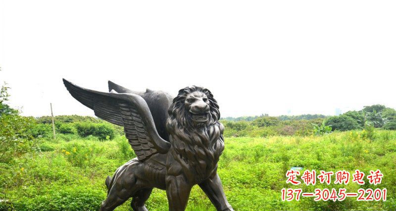 鹤壁中领雕塑精美的动物铜雕
