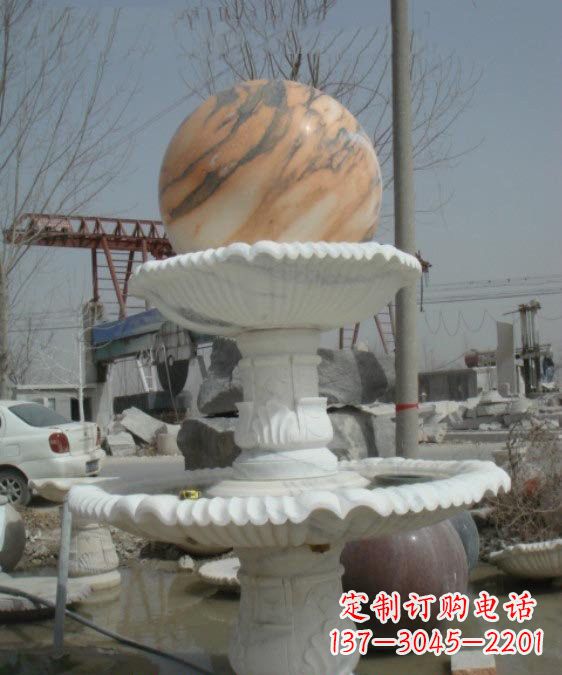 鹤壁公园风水球石雕