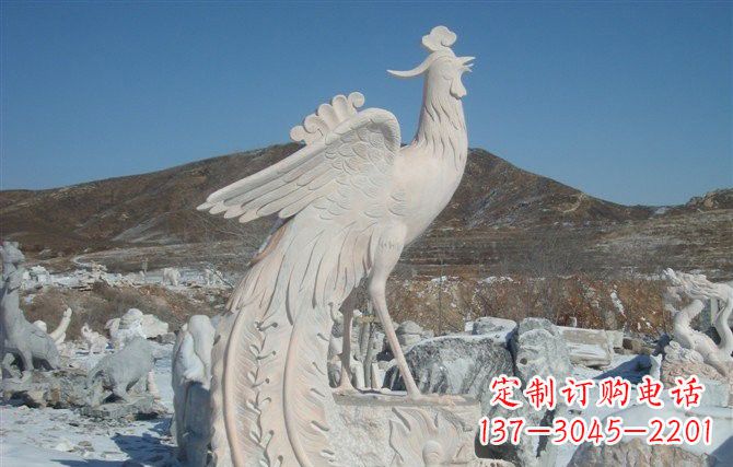 鹤壁公园凤凰石雕