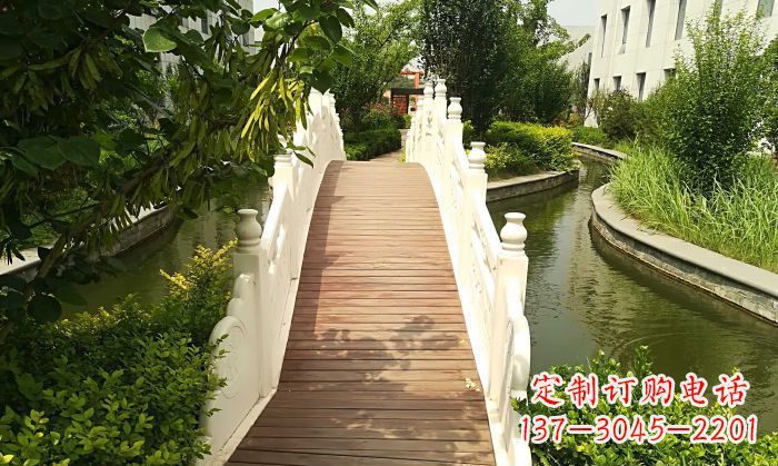 鹤壁公园汉白玉石拱桥 (5)