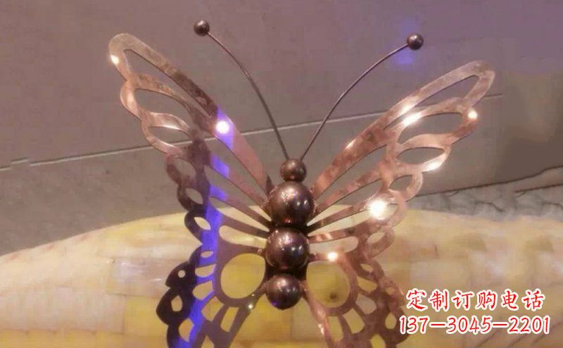 鹤壁高品质不锈钢蝴蝶雕塑