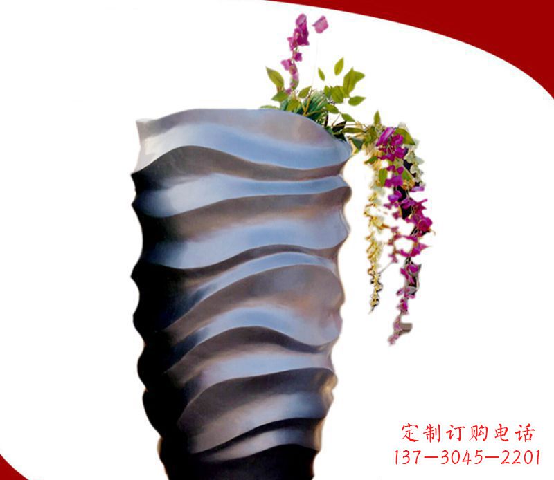 鹤壁领雕塑花盆景观雕塑