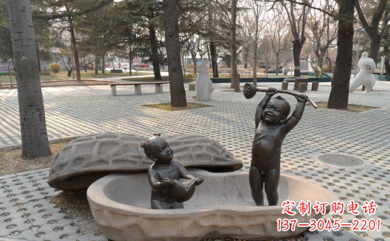 鹤壁花生娃娃艺术雕塑
