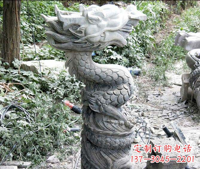 鹤壁精美古典生肖大理石雕塑