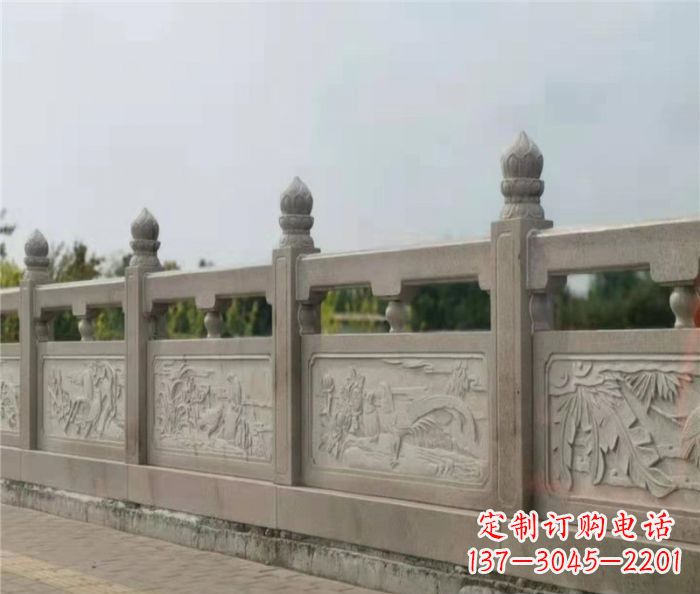 鹤壁泰山大理石浮雕栏板雕塑