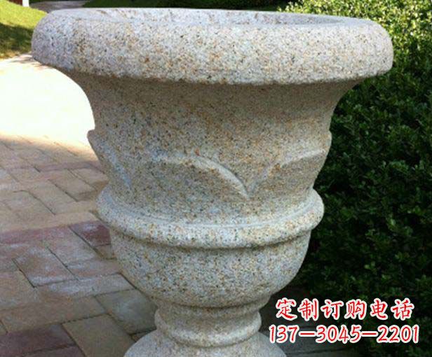 鹤壁大理石花盆石雕,为您的景观添色彩
