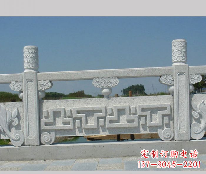 鹤壁公园景观大理石栏板雕塑