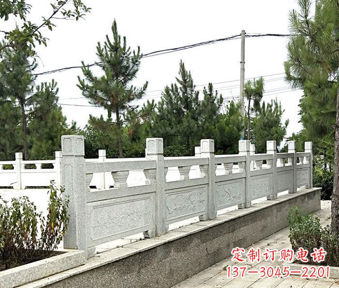 鹤壁大理石栏板石雕,构筑公园景观