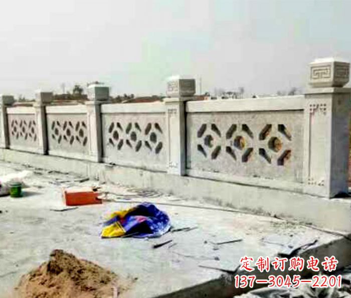 鹤壁公园大理石栏板石雕
