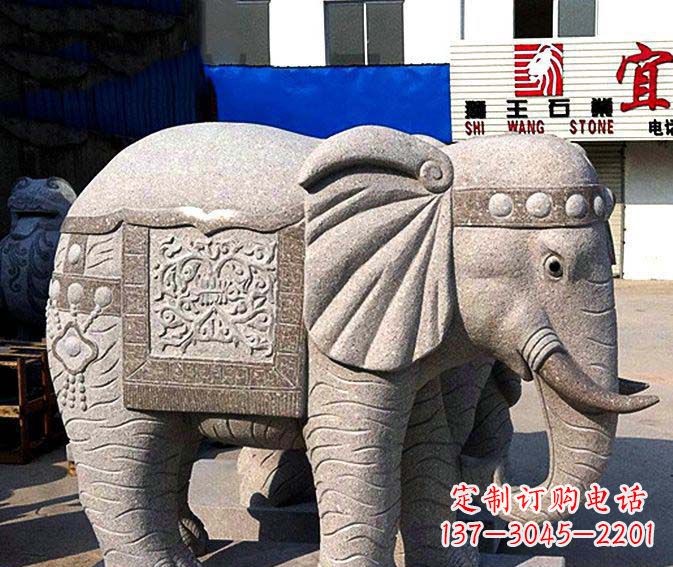 鹤壁高品质缅甸大象雕塑