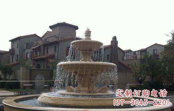 鹤壁精美的喷泉石雕雕塑