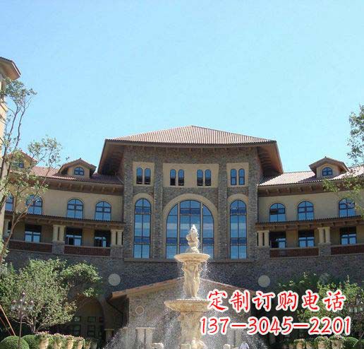 鹤壁定制欧式古典喷泉大理石雕塑
