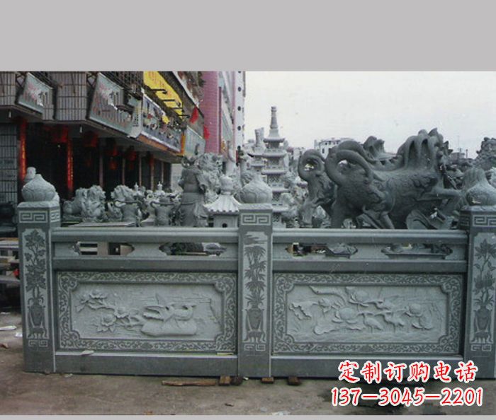 鹤壁高档仿古石栏板雕塑