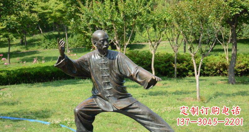鹤壁老人雕塑铜像,展示宁静内涵