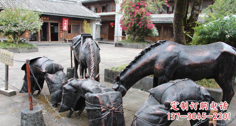 鹤壁中领雕塑定制的铜动物雕塑