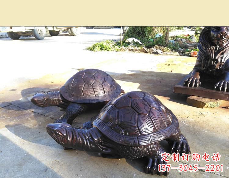 鹤壁温情乌龟铜雕