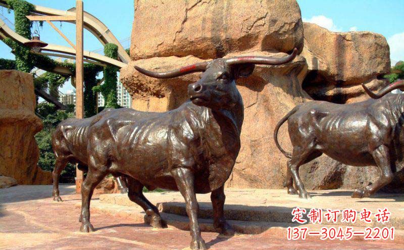 鹤壁中领雕塑非凡的动物铜雕定制